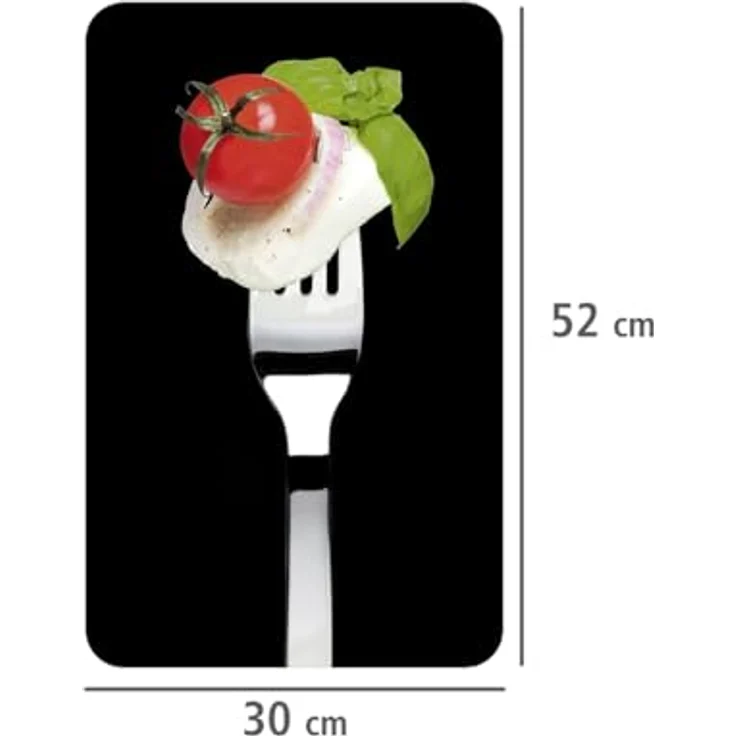 Wenko Herdabdeckplatte, Breite 52 cm, gehärtetes Glas – Bild 4