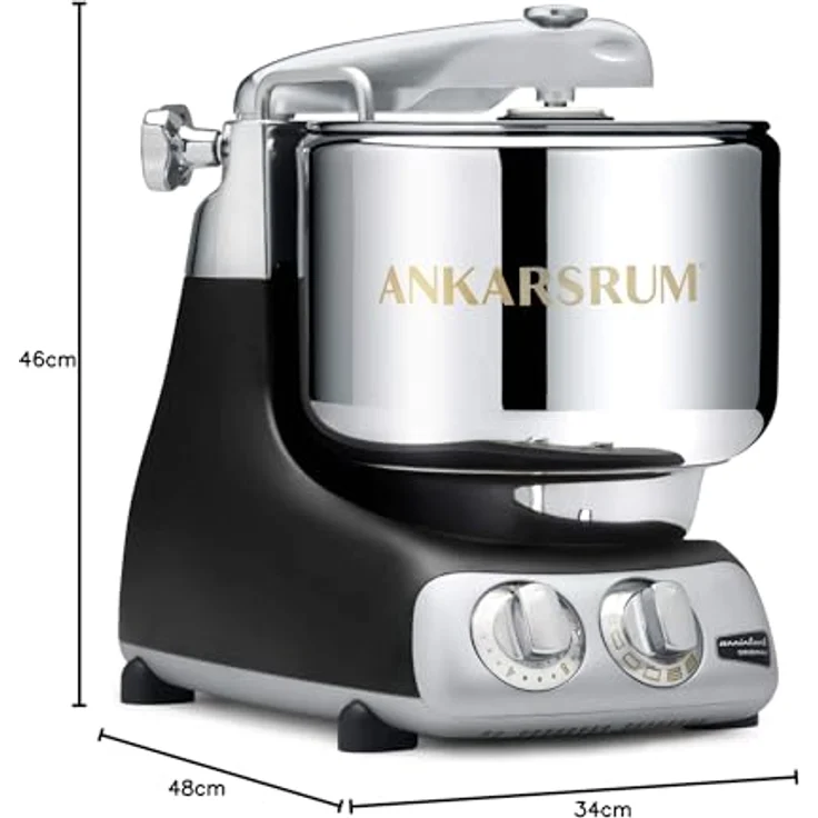Ankarsrum 6230 BK Original 6230-Black Assistent Original-AKM6230 Kitchen Machine-Black (B), Aluminium, 7 liters, schwarz – Bild 9
