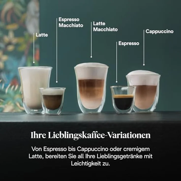 De'Longhi Dedica Style EC685.TB, Espressomaschine mit manuellem Milchaufschäumer, Titanschwarz – Bild 4