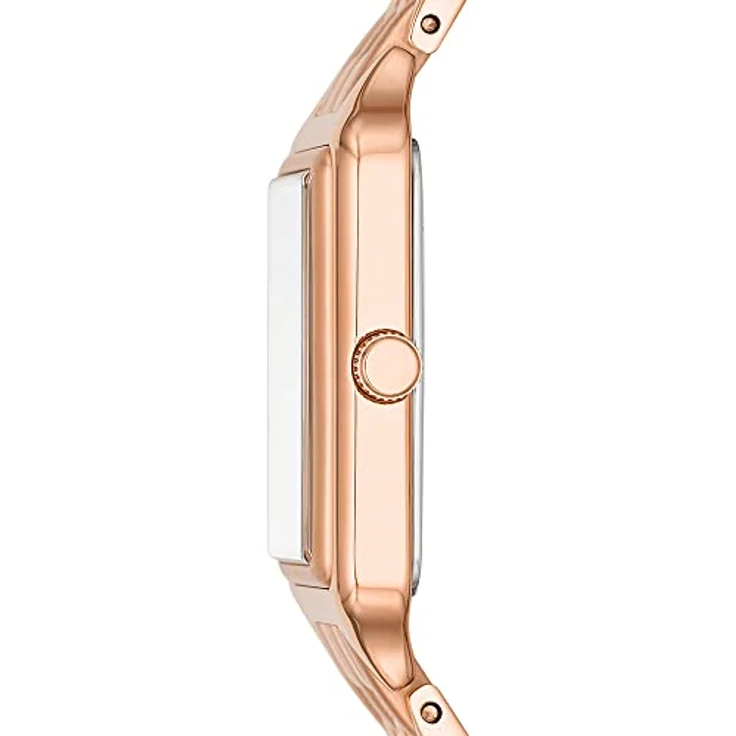 Fossil Damenuhr Raquel, Quarzwerk, 23MM Rose Gold Edelstahlgehäuse mit Edelstahlarmband, ES5271 – Bild 4