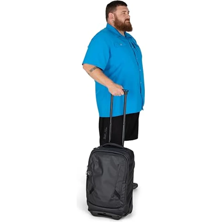 Osprey Transporter Wheeled Carry On Reisetasche, 50 cm, Blau, 38 l, Handgepäck, mit Reißverschlussfach und praktischen Taschen – Bild 15