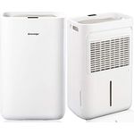 Greenmigo Luftentfeuchter 13L/24h Elektrischer Entfeuchter - Raumgröße max. 50m², Leiser Luftreiniger gegen Feuchtigkeit und Schimmel, Weiß