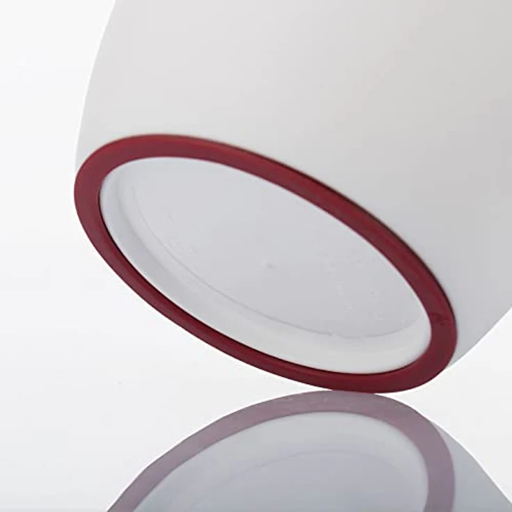 Westmark Back-Set, 4tlg. bestehend aus Rührschüssel (3,5L), Quirltopf (1L), Messkanne (1L) und Schaber/Kuchenlöser, Kunststoff, Weiß/Rot/Transparent, 315522E7 – Bild 4