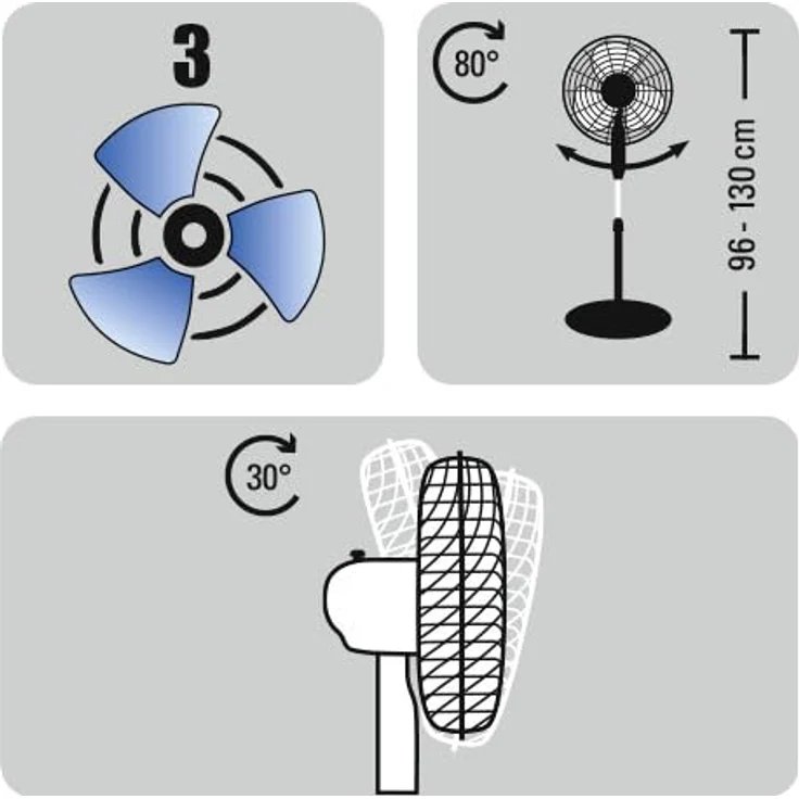 Trotec Design-Standventilator TVE 23 S – Bild 2
