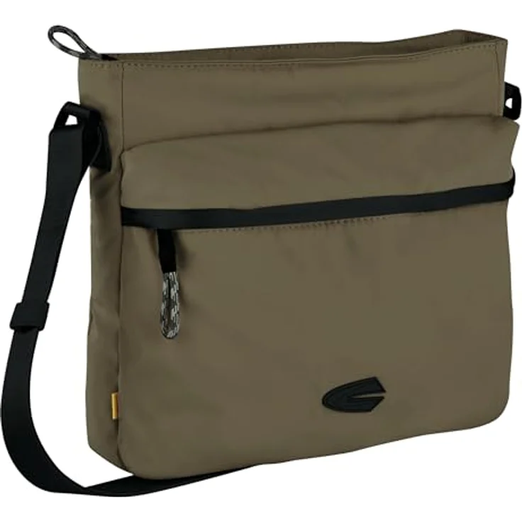 camel active Terra Umhängetasche, 28 cm, grünes Polyester mit Reißverschlussfach und Organizer – Bild 1