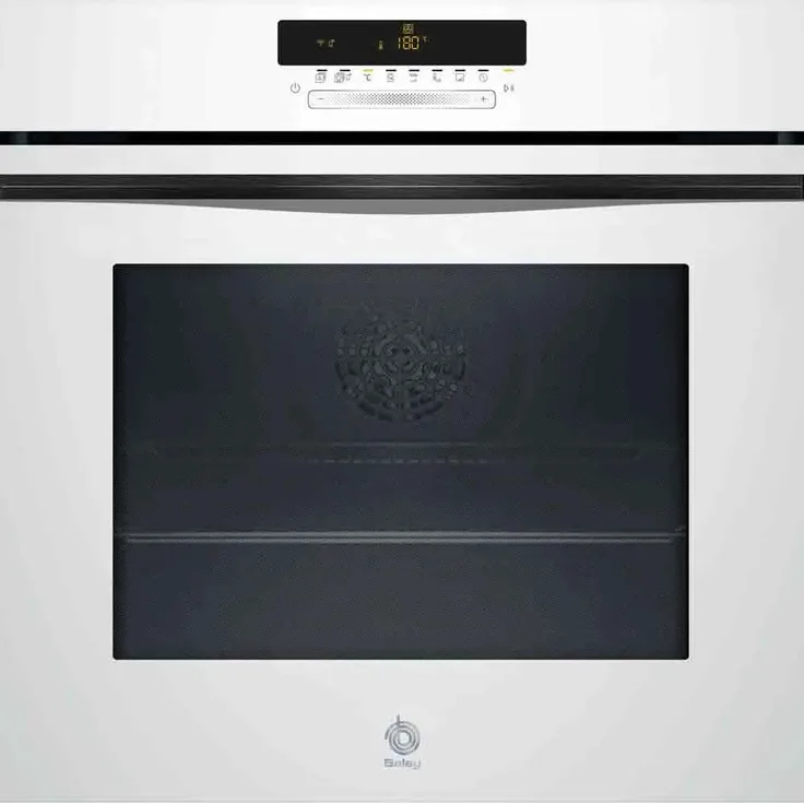 Balay 3HB5879B7, Einbaubackofen mit 71 l Volumen, 3600 W, weiß, Pyrolyse und Hydrolyse Reinigungsfunktionen, Home Connect