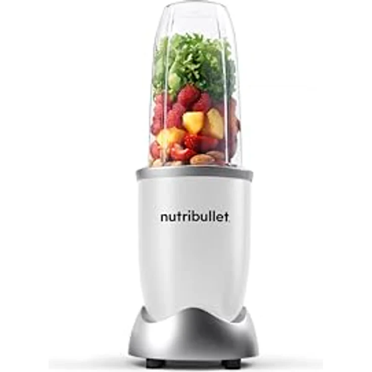 NutriBullet Pro NB904W, 900 Watt Standmixer mit 700 ml To Go Becher, Weiß, einfache Bedienung und leichte Reinigung – Bild 1