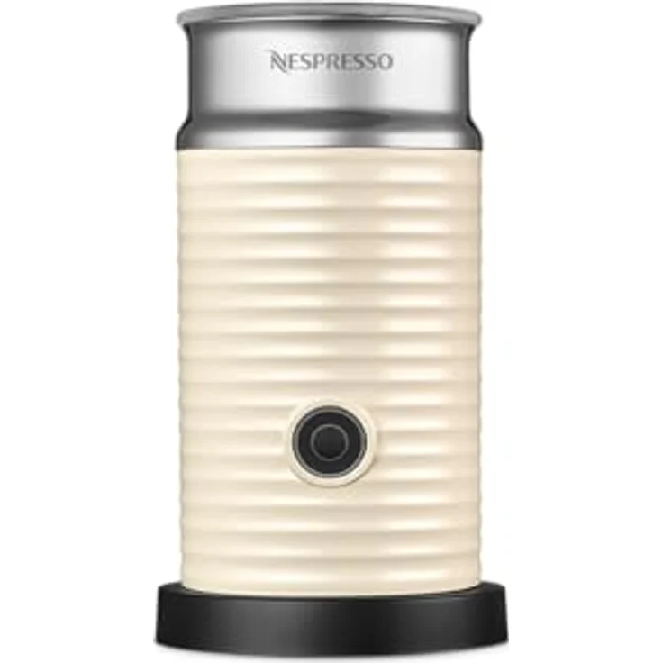 Nespresso Aeroccino 3 Milchaufschäumer, elektrisch, 490W, 120ml Milchschaum, Edelstahl, weiß – Bild 4