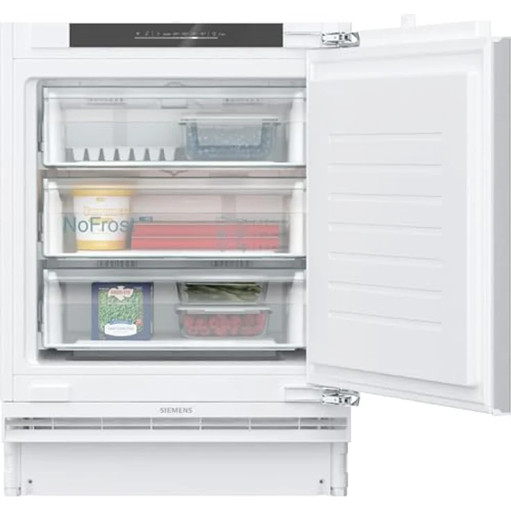 SIEMENS GU21NADE0 iQ500 Smarter Einbau-Gefrierschrank, Flachscharnier mit Softeinzug, 85 L Gefrieren, noFrost, freshSense - konstante Innentemperatur – Bild 1