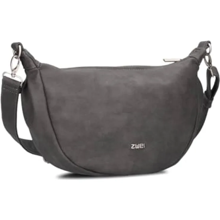 ZWEI Mademoiselle M70 Sling Bag, Umhängetasche aus Kunstleder, grau, 34 x 11 x 20 cm