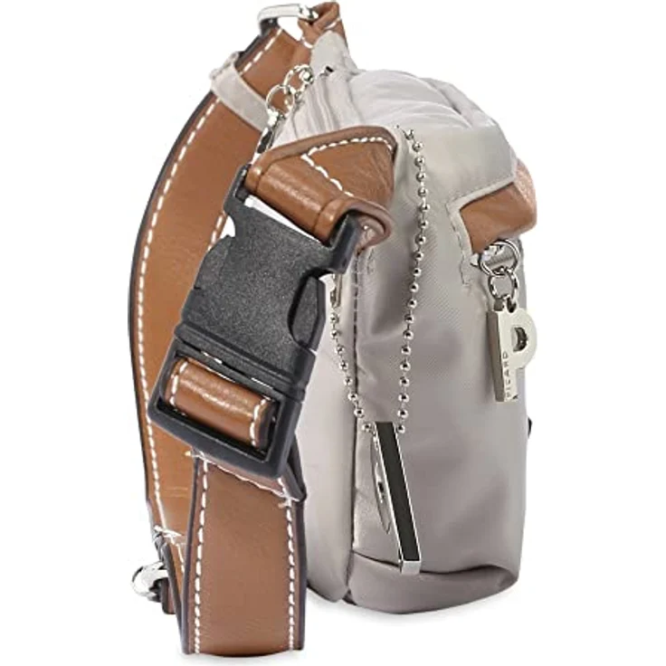 Picard Gürteltasche, stilvolles Reise-Accessoire aus matt schimmerndem Nylon mit Lederoptik-Applikationen und metallischen Details – Bild 4