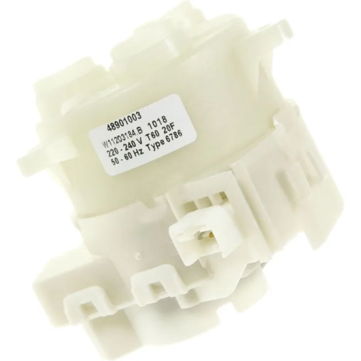 Whirlpool Motorset für Spülmaschine, original Ersatzteil, kompatibel mit Ariston Hotpoint, Indesit, Bauknecht, Kitchenaid, IKEA, Ignis