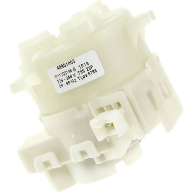 Whirlpool Motorset für Spülmaschine, original Ersatzteil, kompatibel mit Ariston Hotpoint, Indesit, Bauknecht, Kitchenaid, IKEA, Ignis