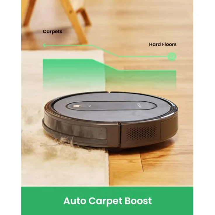 Vactidy Nimble T6 Saugroboter mit 2800Pa Starke Saugkraft,120 Min Laufzeit,Staubsauger Roboter mit Alexa&Google Assistant&App&Siri Steuerung,Roboterstaubsauger für Tierhaare,Teppichen und Hartböden – Bild 4