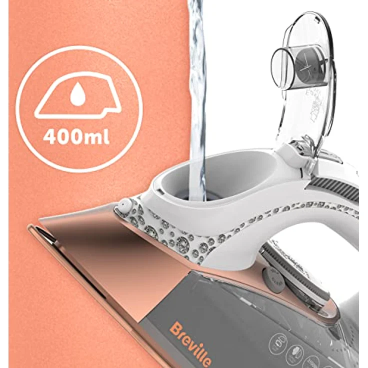 Breville VIN420X Dampfbügeleisen weiß & roségold Kunststoff – Bild 5