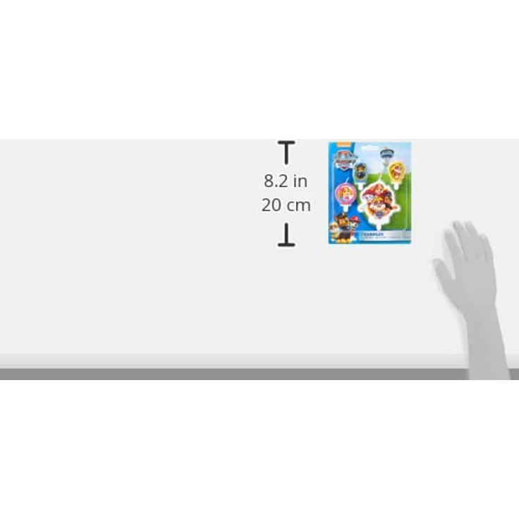 Amscan 9903829 - 4 Kerzen Paw Patrol, Kindergeburtstag, Kuchenkerzen, Dekoration – Bild 4