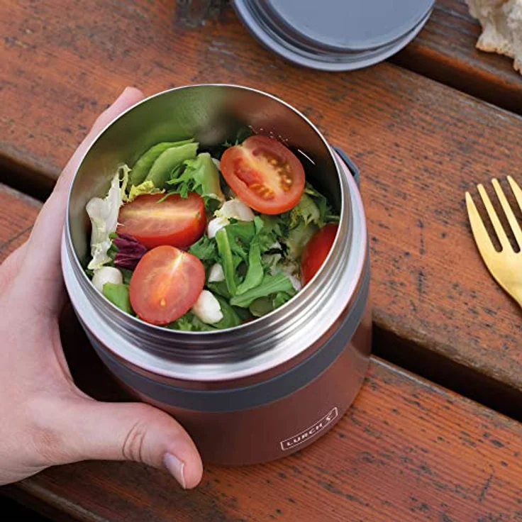 Lurch Iso-Pot, Lunchbox mit Doppelwand-Vakuum-Isolation, grau – Bild 4