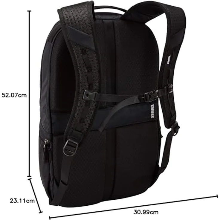 Thule Subterra 2 Business-Rucksack, 46 cm mit Laptopfach, schwarz, 100% Nylon, 32 x 20 x 46 cm – Bild 10