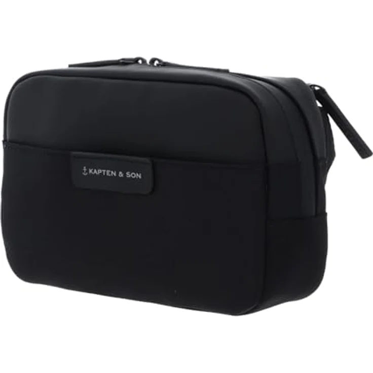 Kapten & Son Bergen Gürteltasche, 22 cm, schwarze Umhängetasche aus 100% Polyester – Bild 2