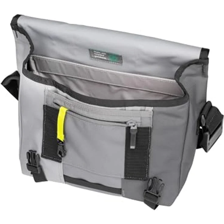 Timbuk2 Heritage Classic Messenger, Umhängetasche 30 cm aus wasserabweisendem Material, Grau mit organisiertem Innenleben und Tabletfach – Bild 3