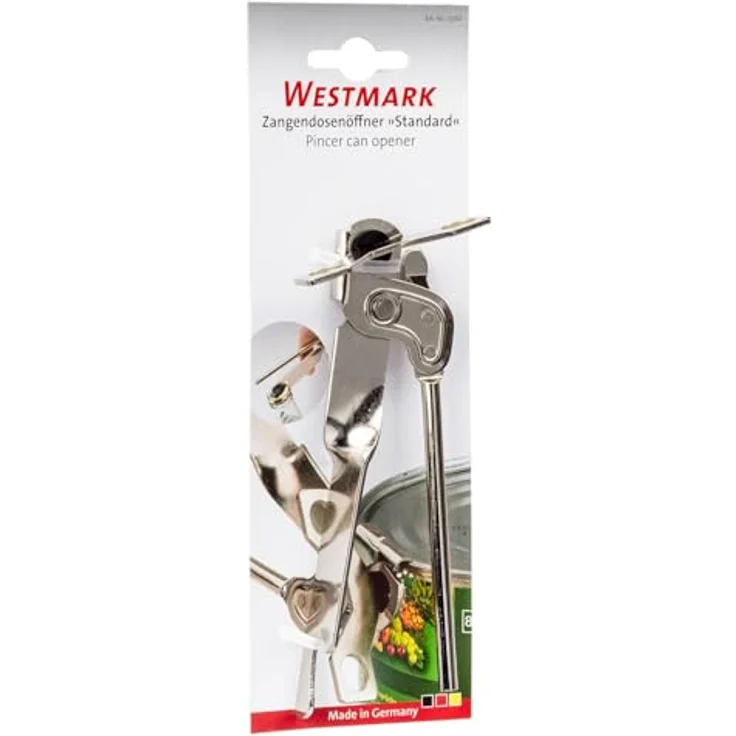 Westmark Zangendosenöffner mit Kapselheber, Länge: 14,8 cm, Stahl, Standard, Silber, 10302270 – Bild 7
