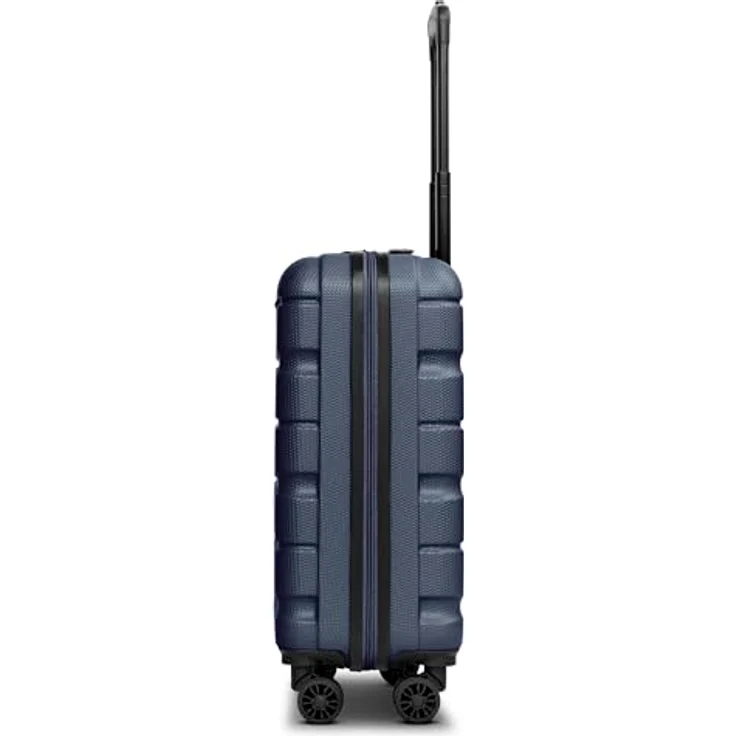 Franky Munich 4.0 Handgepäck Koffer | Hartschalen Trolley mit 4 Rollen, TSA-Zahlenschloss, Arretierbarer Griff, Kreuzpackgurt und Wäschefach | 40 cm x 20 cm x 53 cm - 2.6kg – Bild 2