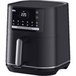 Braun Heissluftfritteuse HF 5050 BK 5,7l, 2-in-1 Air Fryer und Ofen mit 15 Programmen, Touch-Display, spülmaschinenfeste Teile