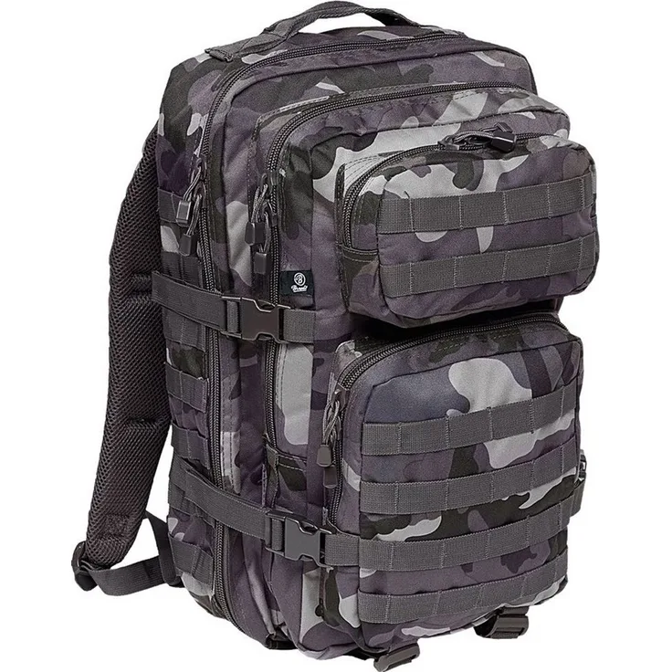 Brandit US Cooper Large Backpack, geräumiger Freizeitrucksack im klassischen Military-Stil mit verstellbarem Schultergurt und gepolstertem Rückenteil