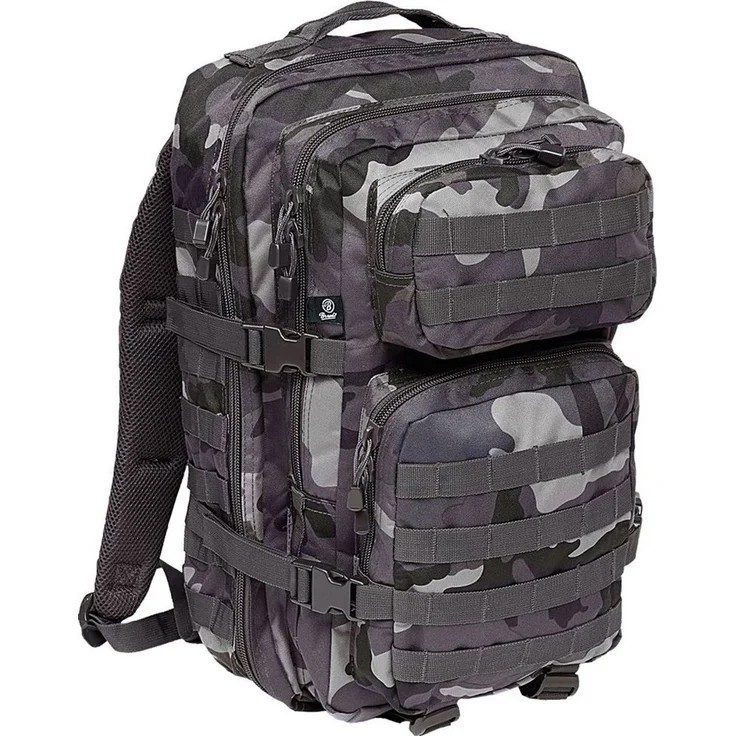 Brandit US Cooper Large Backpack, geräumiger Freizeitrucksack im klassischen Military-Stil mit verstellbarem Schultergurt und gepolstertem Rückenteil – Bild 1