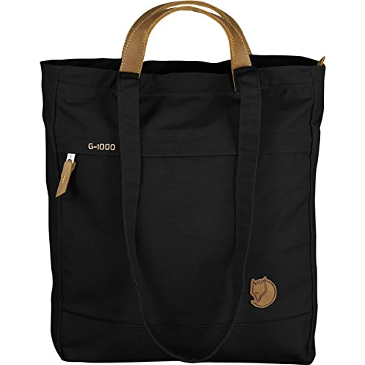 Fjällräven Totepack No. 1, Umhängetasche M 39 cm aus G-1000® HeavyDuty Eco Material, schwarz – Bild 2