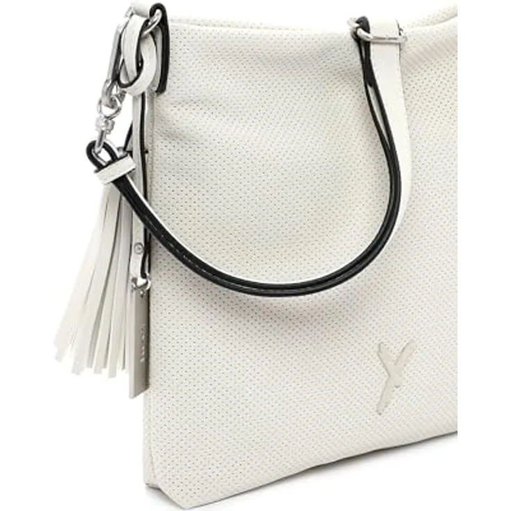 SURI FREY Umhängetasche SFY Romy, für Damen, Feinsynthetik, Lasercut-Optik, Quaste, schwarz – Bild 6