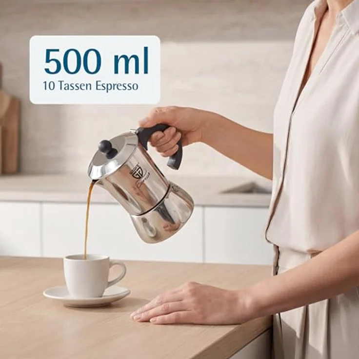 GRÄWE Espressokocher für 10 Tassen – Bild 4