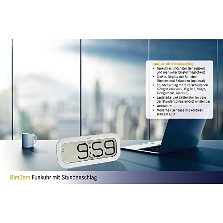 TFA, Wanduhr, BimBam – Bild 5