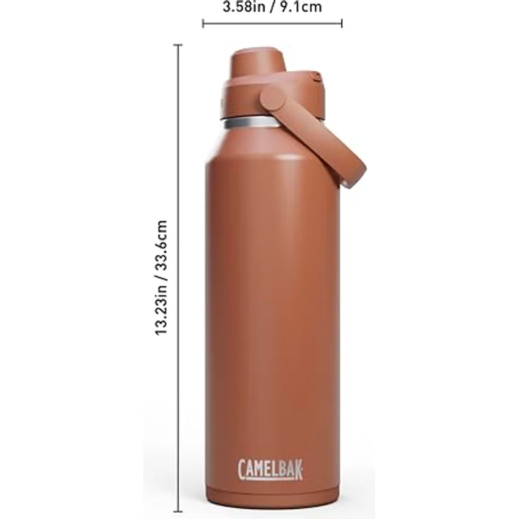 CAMELBAK Thrive Chug Wasserflasche, isolierter Edelstahl, 1,2 l, auslaufsicher, Sierra Red – Bild 4