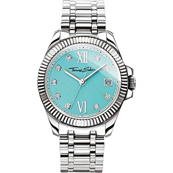 Thomas Sabo Damen Armbanduhr Analog Mechanik Edelstahl WA0317-201-215-33 MM