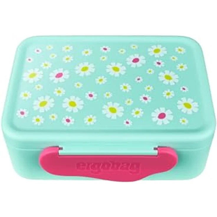 ergobag Lunchbox Brotdose, Tritan, 1-tlg. mit Trennfach für Obst und Gemüse, BPA-frei, spülmaschinenfest – Bild 1