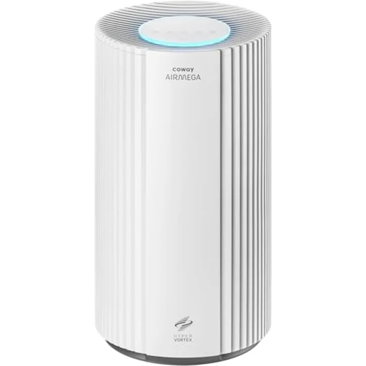 COWAY AIRMEGA 350, Luftreiniger für große Räume, CADR 713 m³/h, HEPA Filter, reinigt 148 m² in 30 Min., PM10-Sensor, Energiesparmodus, Farbe Weiß – Bild 1