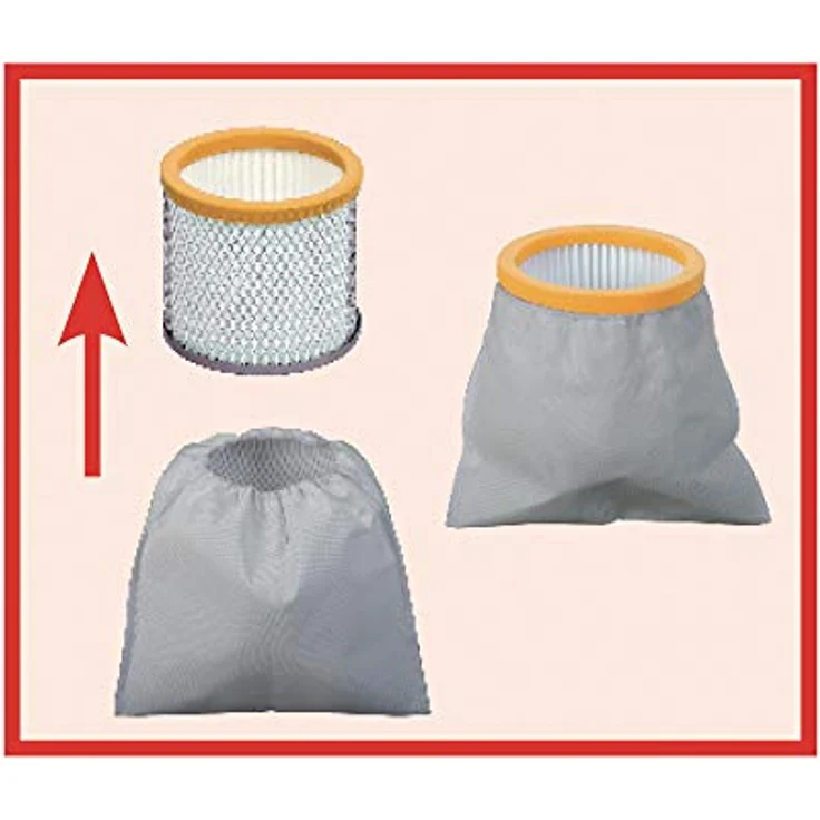 RIBIMEX Elektrischer Aschesauger Cenerix, 18 L, 800 W - Gebläsefunktion, waschbarer Hepa-Filter – Bild 3