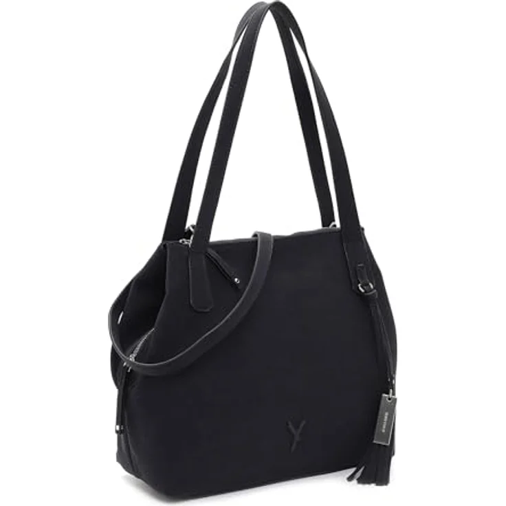 SURI FREY Shopper SFY Romy, Veganer Damen-Shopper aus Feinsynthetik, Lasercut-Optik, Uni-Design – Bild 8