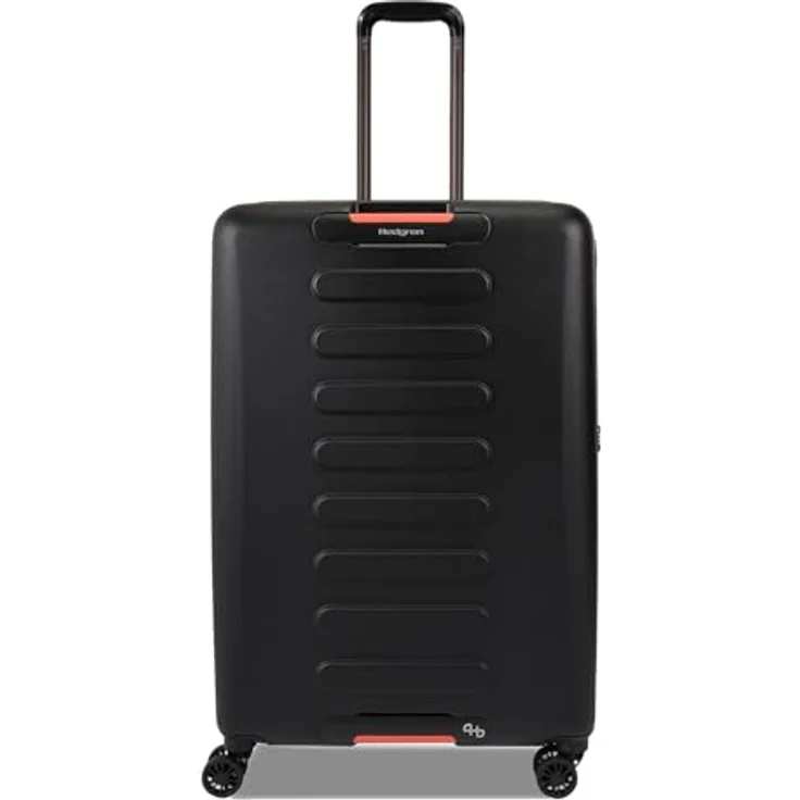 Hedgren Grip Spinner 74 Expandable L Black, großer Trolley mit leisen Rollen – Bild 1