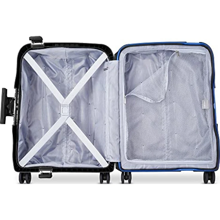 Delsey Moncey 4-Rollen Trolley 76 cm, Schwarz, Hartschale, TSA-Schloss, 107 l, XL – Bild 6