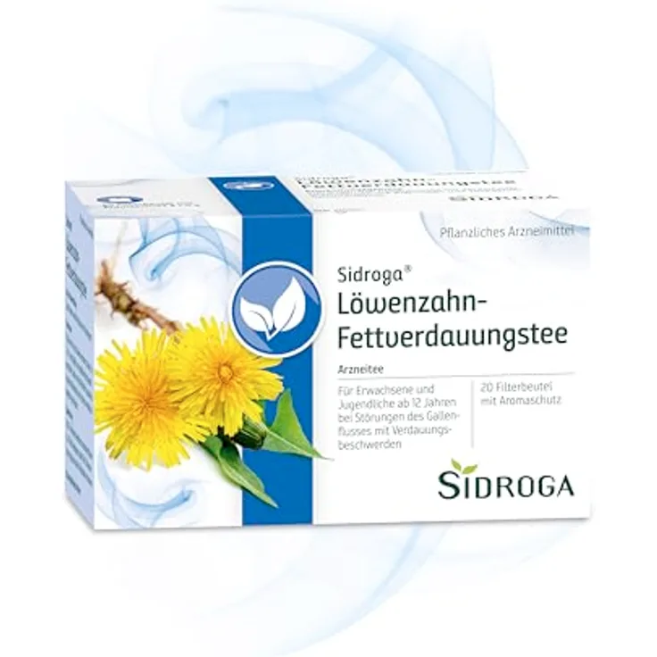 Sidroga Löwenzahn Tee, Filterbeutel für Teeaufgüsse, 20x1,5 g