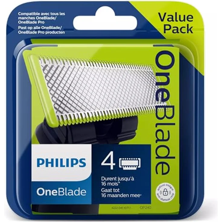 Philips Bodycare QP240/50 Rasierklingen Schwarz, Grün, Silber 4 St. – Bild 2