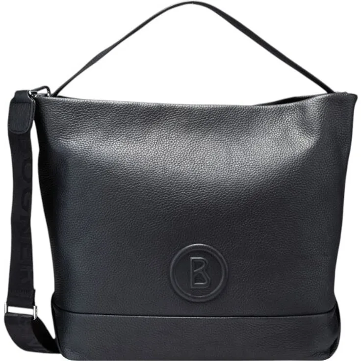Bogner Bozen Schultertasche aus 100% Leder, 32.5 cm, schwarz