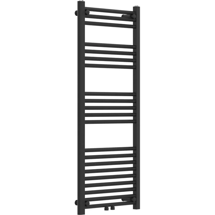 Neu.Haus Voss, Handtuchheizkörper, Schwarz, 500 W Heizleistung, platzsparendes Design, einfache Wandmontage