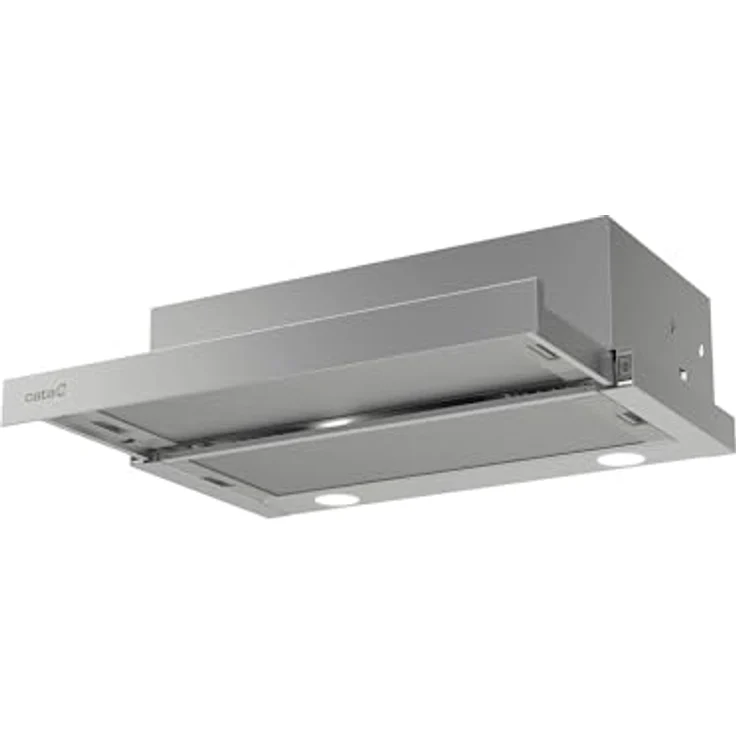 Cata TF-2003 Duralum 2017305 Dunstabzugshaube, C, Abluft und Umluft, Breite 60 cm, 2 Gebläsestufen – Bild 5