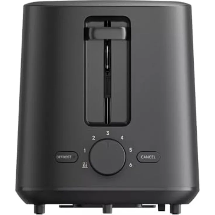 XIAOMI Xiaomi Toaster EU Toaster, 35mm breite Schlitze, klappbares Toastregal, herausziehbare Krümelschublade