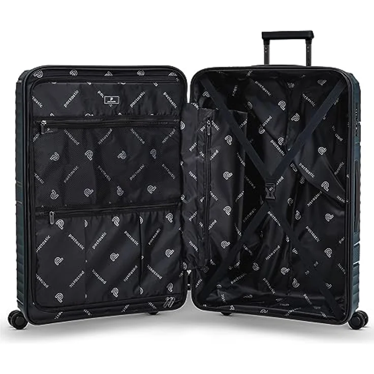 Pactastic Ultraleicht Hartschalen Check-in Koffer | Großer XL Trolley 50 x 32 x 75 cm / 103 Liter/nur 3.630 Gramm, Polypropylen Material | 4 Doppelrollen & TSA-Schloss - Preisvergleich – Bild 4