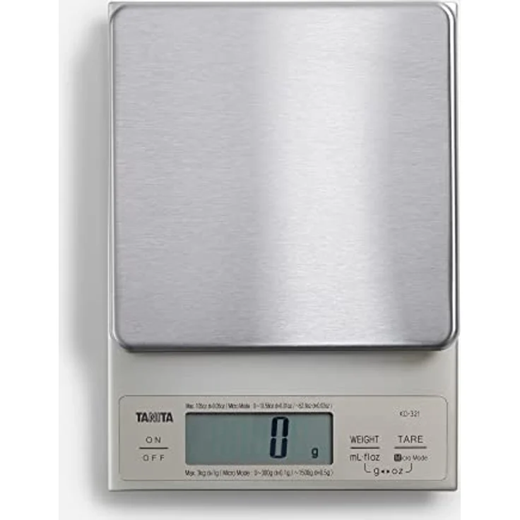 Tanita KD321SV33 Küchenwaage 3 kg mit Feinteilung 0.1 g – Bild 2