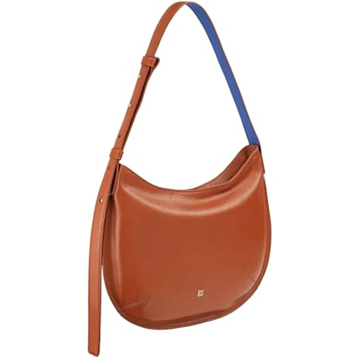 Dudu Hispani, Handtasche aus Leder 34 cm, braun, mit verstellbarem Schulterriemen und Innenfächern – Bild 2